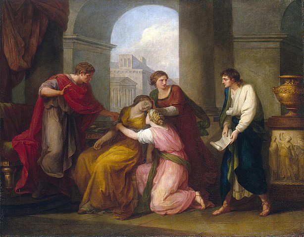 Virgil reading the Aeneid to Augustus and Octavia 