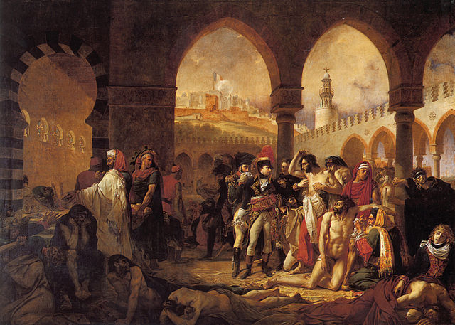 Bonaparte Visiting the Plague Victims of Jaffa - Antoine-Jean Gros