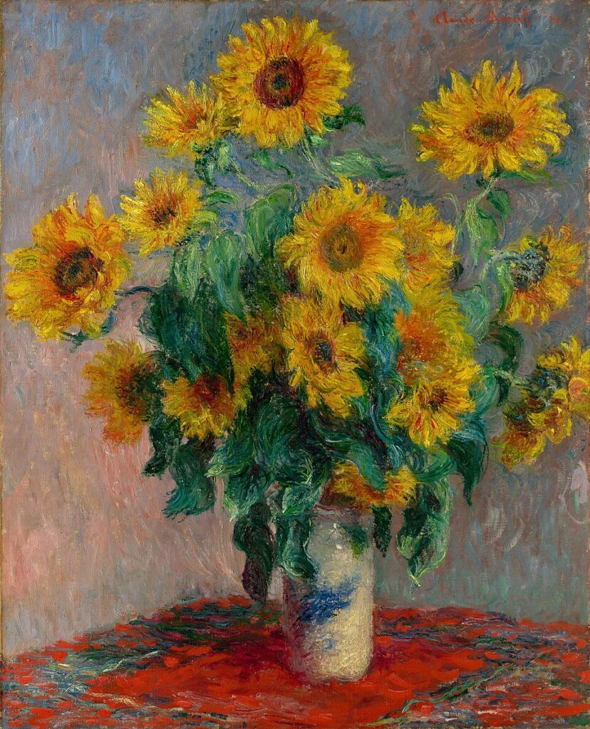 Bouquet of Sunflowers – Claude Monet (1881)