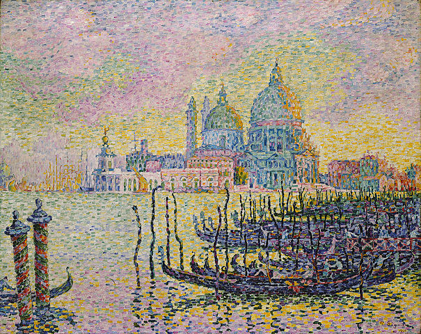 Entrance to the Grand Canal, Venice - Paul Signac