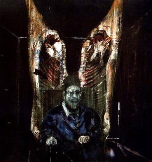 Figure with Meat - Francis Bacon