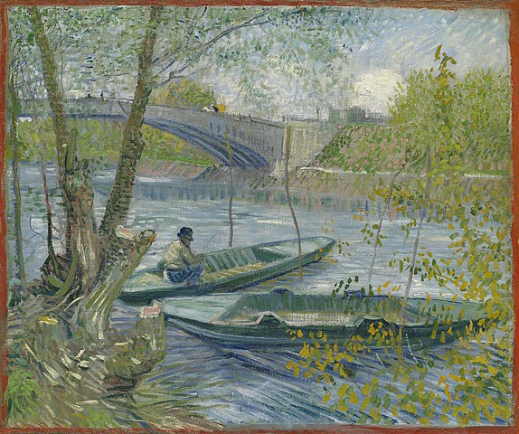 Fishing in Spring, the Pont de Clichy (Asnires) - Vincent van Gogh