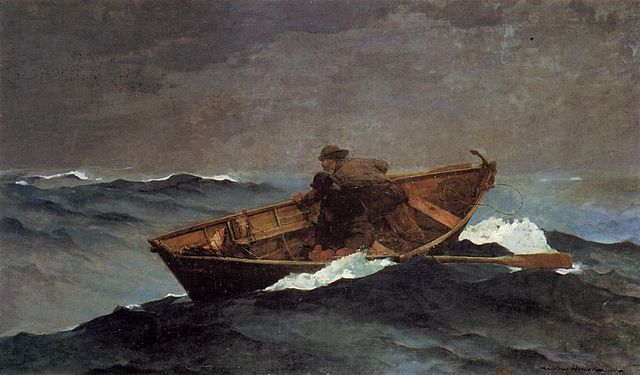 Lost on the Grand Banks - Winslow Homer 