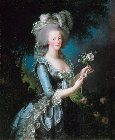 Marie Antoinette with a Rose -  Élisabeth Vigée Le Brun