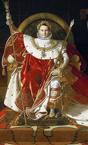 Napoleon I on His Imperial Throne - Jean Auguste Dominique Ingres