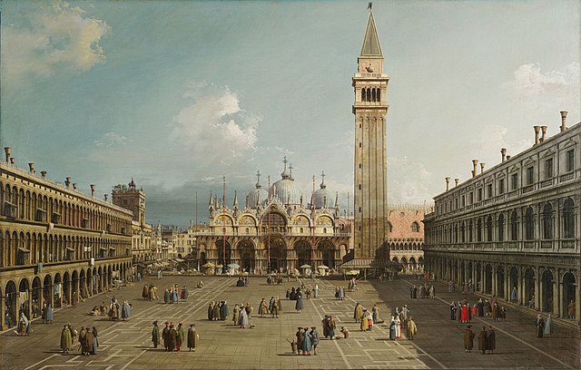 Piazza San Marco with the Basilica - Canaletto