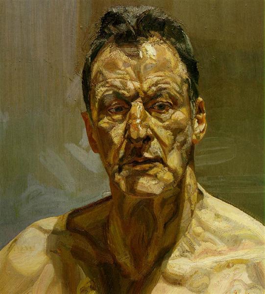 Reflection (Self-Portrait) - Lucian Freud