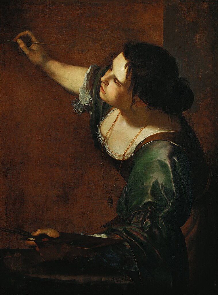 Self-Portrait as the Allegory of Painting - Artemisia Gentileschi