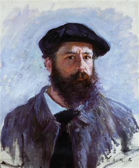 Self-Portrait with a Beret - Claude Monet