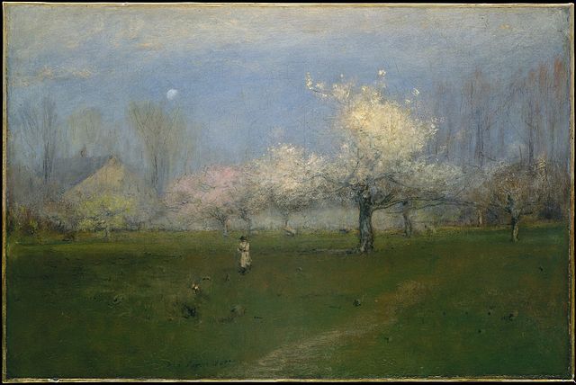 Spring Blossoms, Montclair, New Jersey - George Inness