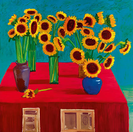 Sunflowers – David Hockney (1996)