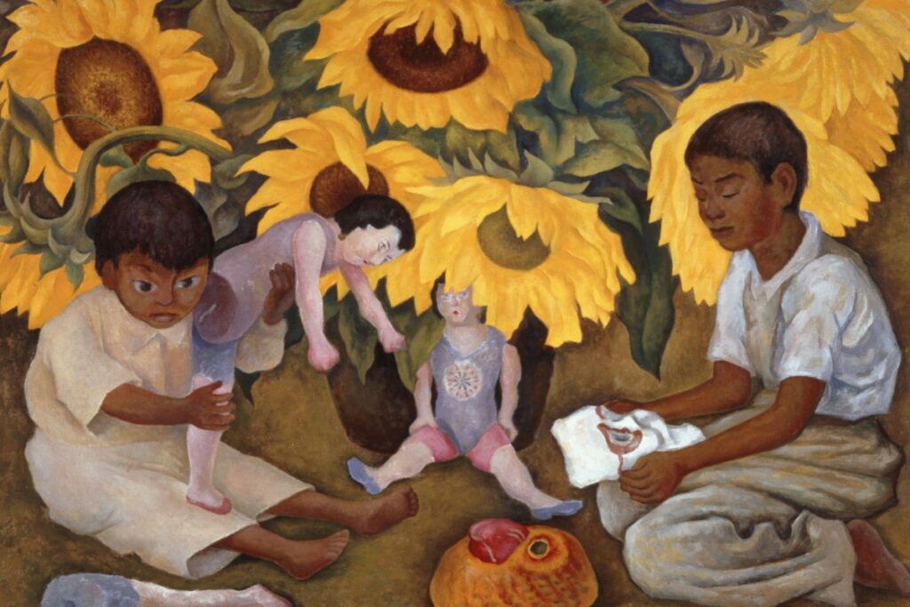 Sunflowers – Diego Rivera, 1943