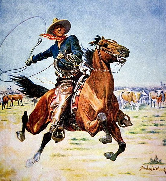 Texas Cowboy - Stanley L Wood