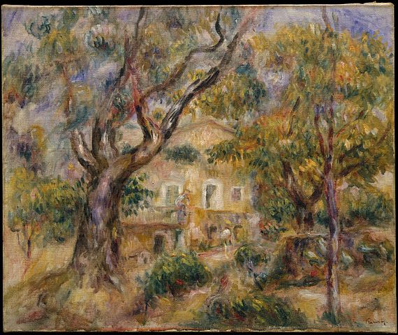 The Farm at Les Collettes, Cagnes - Pierre-Auguste Renoir