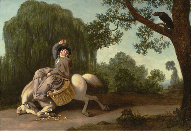 The Farmer’s Wife and the Raven - George Stubbs