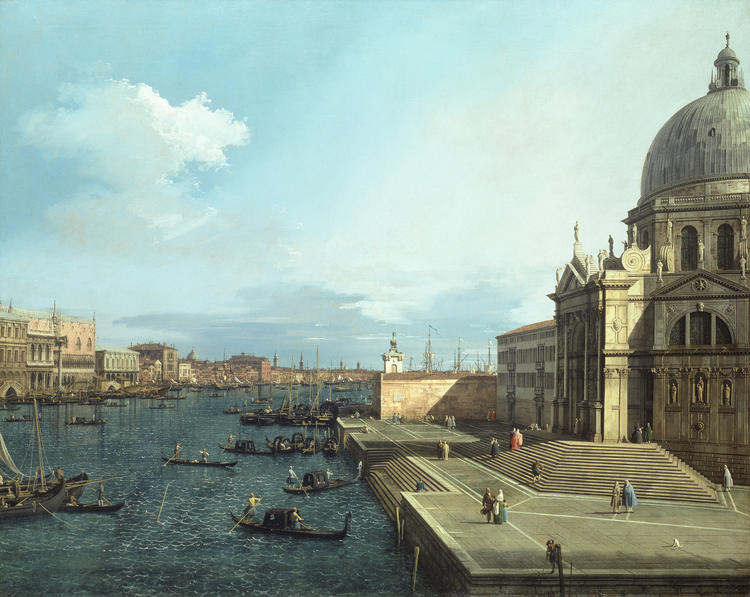 The Grand Canal and the Church of the Salute - Canaletto