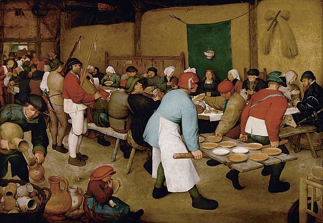 The Peasant Wedding - Pieter Bruegel the Elder