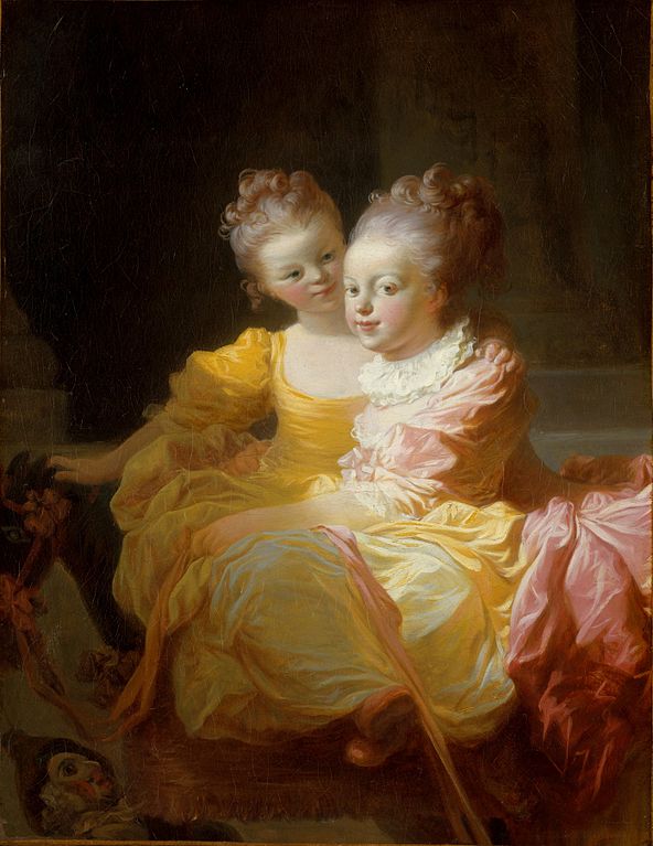 The Two Sisters - Jean-Honoré Fragonard