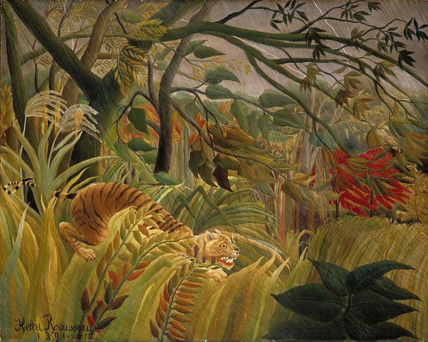 Tiger in a Tropical Storm - Henri Rousseau