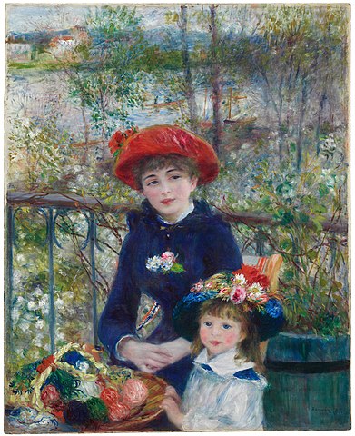 Two Sisters (On the Terrace) - Pierre-Auguste Renoir