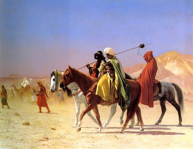 Arabs Crossing the Desert – Jean-Leon Gerome