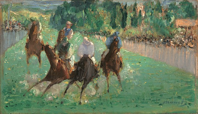 At the Races - Édouard Manet