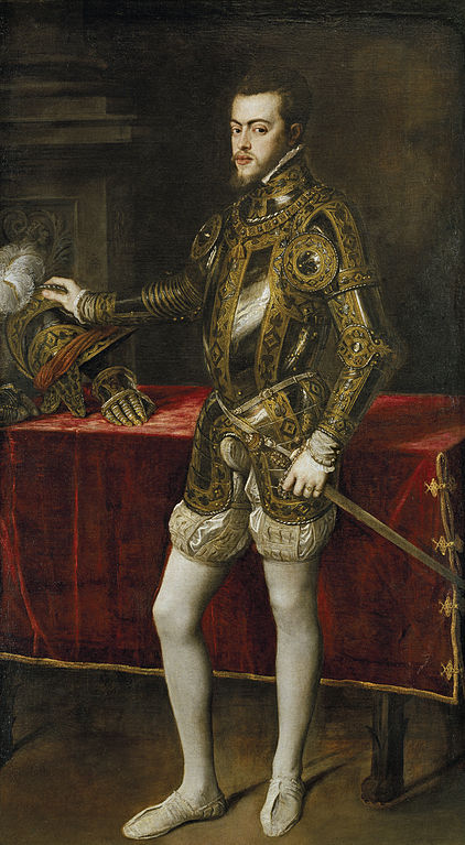 Philip II in Armour - Titian