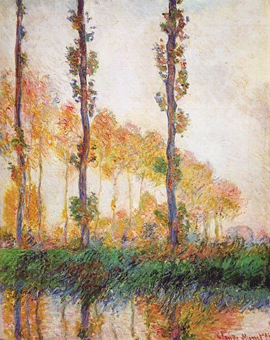 Poplars (Autumn) - Claude Monet