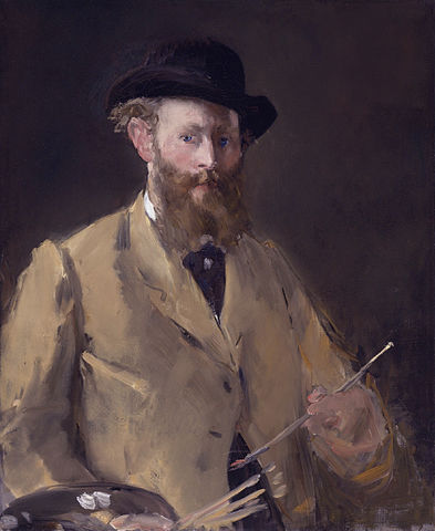 Self-Portrait with Palette - Édouard Manet