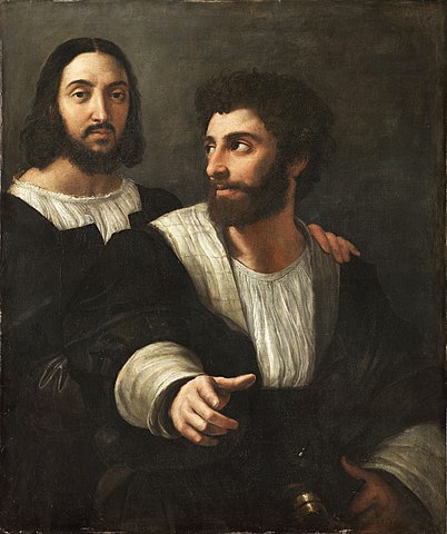 Self-Portrait with a Friend - Raphael