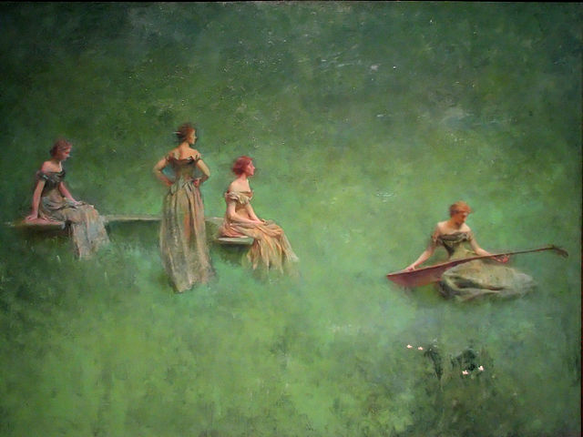 The Lute - Thomas Wilmer Dewing