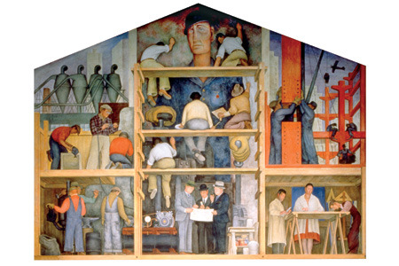 The Making of a Fresco, Showing The Building of a City