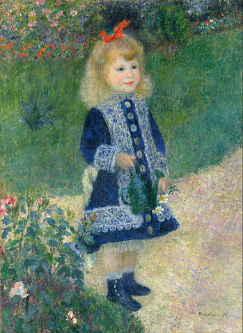 h a Watering Can - Pierre-Auguste Renoir