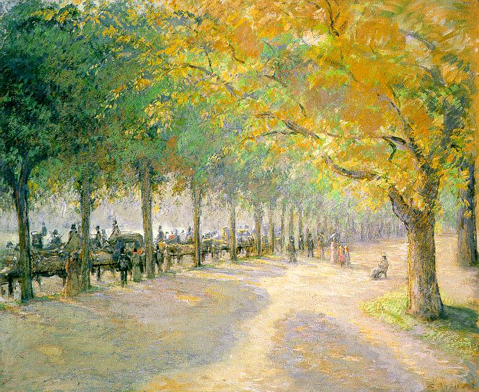 Hyde Park, London - Camille Pissarro