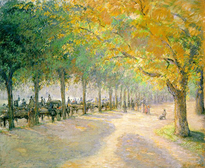 Hyde Park - Camille Pissarro