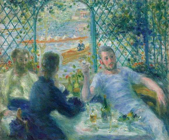 Lunch at the Restaurant Fournaise - Pierre-Auguste Renoir