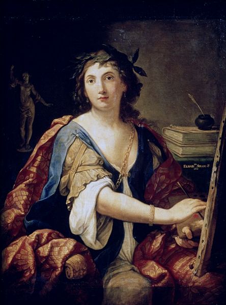 Self-Portrait as Allegory of Painting by Elisabetta Sirani