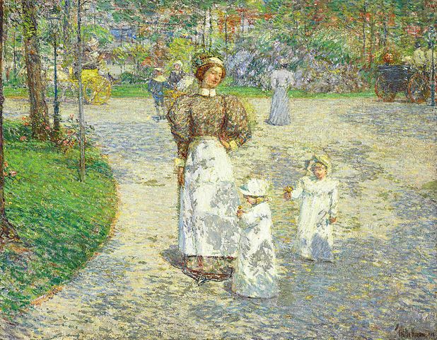 Spring in Central Park - Childe Hassam