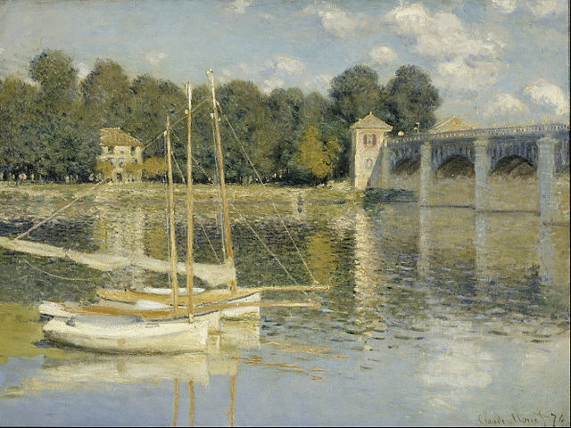 The Argenteuil Bridge - Claude Monet