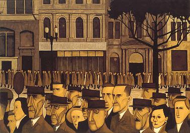 Collins St., 5 pm - John Brack