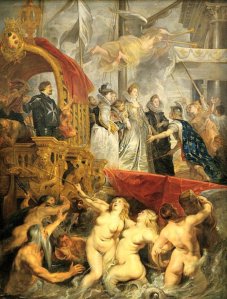 The Arrival of Marie de Medici at Marseille - Peter Paul Rubens