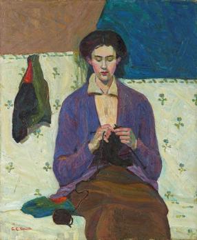 The Sock Knitter - Grace Cossington Smith