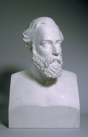 Bust of Dr Dio Lewis - Edmonia Lewis