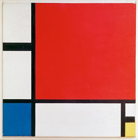 Composition with Red, Blue and Yellow