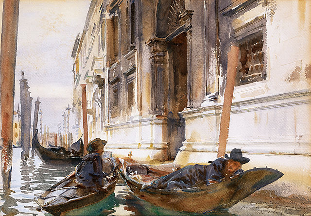 Gondoliers Siesta - John Singer Sargent