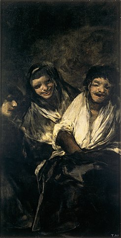 Man Mocked by Two Women - Francisco Goya