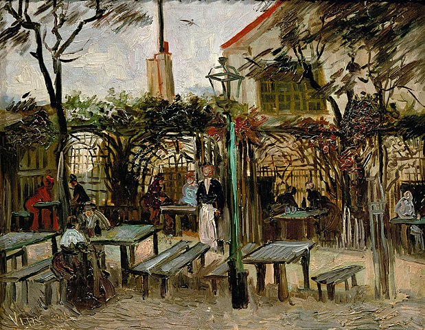 Terrace of a Cafe on Montmartre (La Guinguette) - Vincent van Gogh