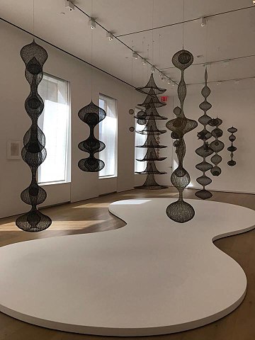 Various works by Ruth Asawa