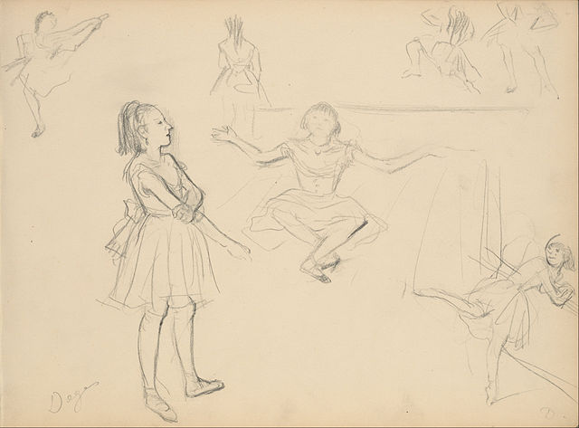 Ballet Dancers Rehearsing - Degas