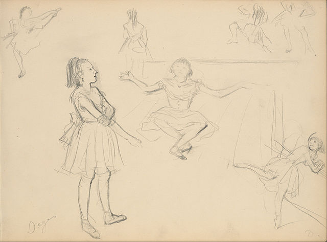 Ballet Dancers Rehearsing - Degas